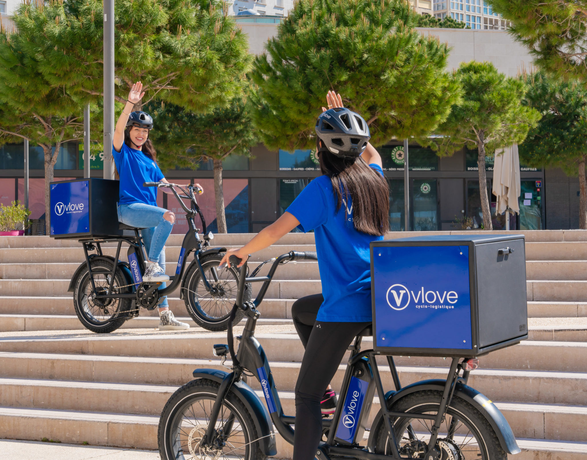 Livraison écologique en vélo électrique avec vlove cyclo logistique